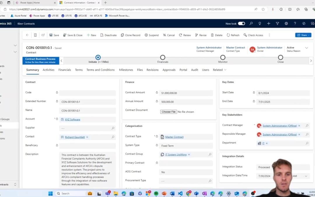 How to use contract ribbon button actions in Klevr Contracts