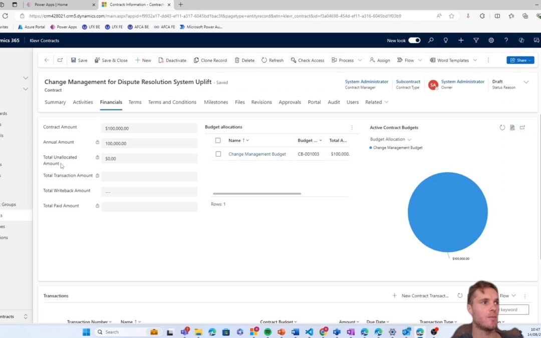 How to set up & configure contract financials in Klevr Contracts 