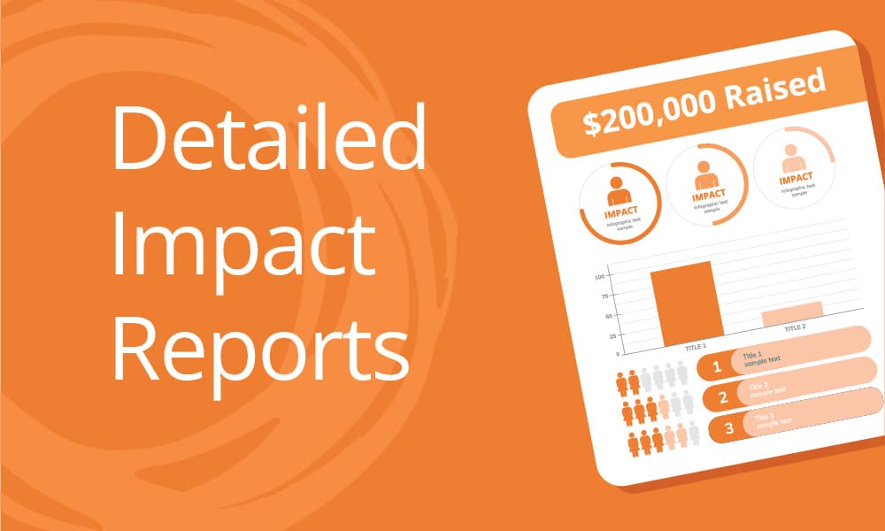 How to create detailed impact reports for your donors
