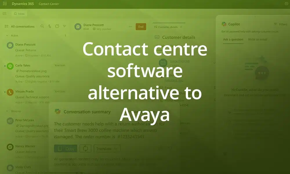 Contact centre software alternative to Avaya
